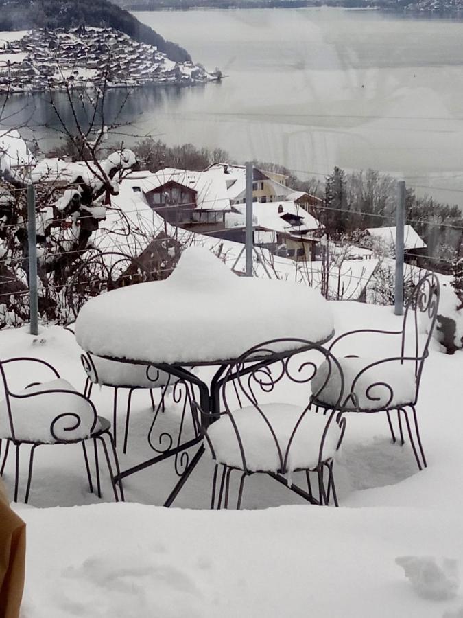Moderne Unterkunft Mit Panoramablick Auf Thunersee Krattigen ภายนอก รูปภาพ