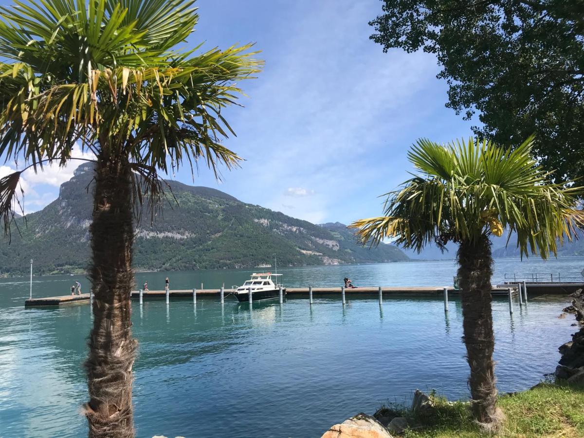 Moderne Unterkunft Mit Panoramablick Auf Thunersee Krattigen ภายนอก รูปภาพ