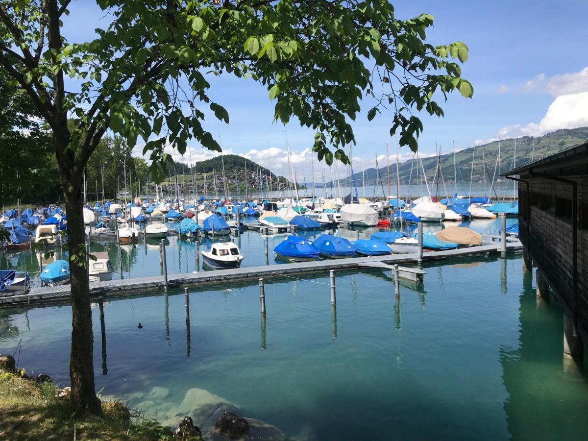 Moderne Unterkunft Mit Panoramablick Auf Thunersee Krattigen ภายนอก รูปภาพ